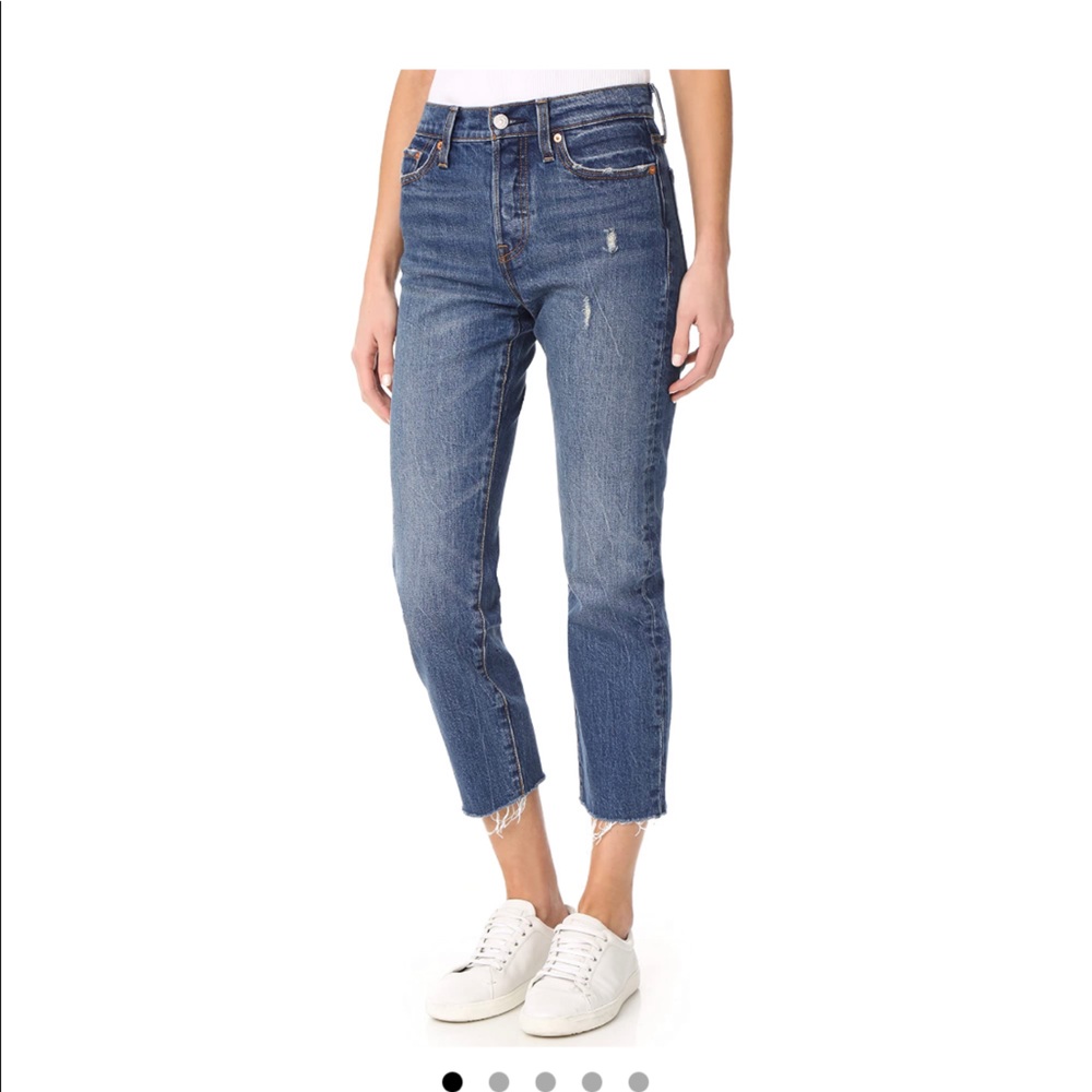 Levi’s wedgie straight jeans -lasting impression